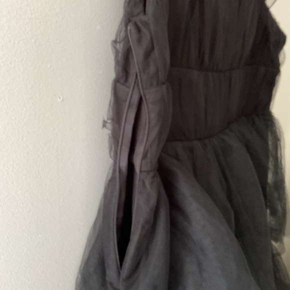 Lulus Tulle For Love Black Mesh Tulle Tiered Ruffled Maxi Dress NWT XXL - Picture 10 of 16